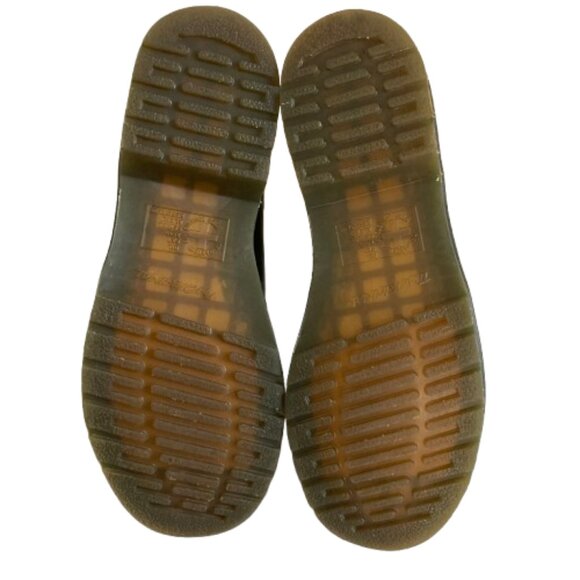 Dr. Martens Original Olive Chelsea Boots 2976 Yellow Stitching Leather, size 10 - Picture 10 of 13